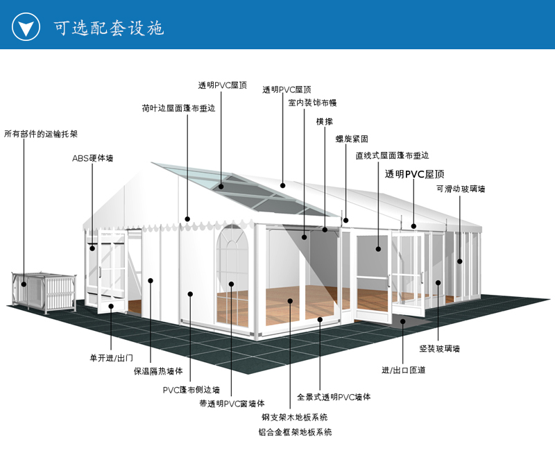 小型多邊形篷房，小型篷房，多邊形篷房，尖頂篷房，篷房定制